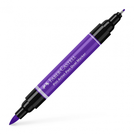 Arta si grafica - Pitt Artist Pen Dual Marker Violet Purpuriu 136 Faber-Castell