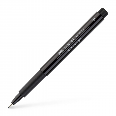 Pitt Artist Pen F Negru Faber-Castell [1]