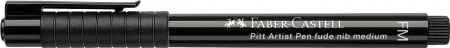 Pitt Artist Pen Fude Fm Negru Faber-Castell [3]