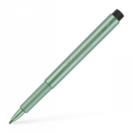Pitt Artist Pen Verde Metalizat Faber-Castell [1]