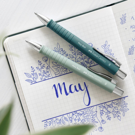 Pixuri - Pix Cu Mecanism Verde Smarald Poly Ball Xb Faber-Castell