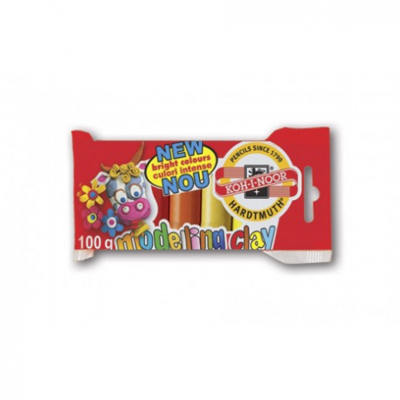 Plastilina - Plastilina 5 Culori 100G Koh-I-Noor