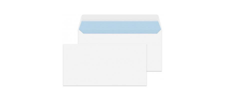Plicuri - Plic DL (110 x 220mm), siliconic, alb, 80 g/mp, fara fereastra, GPV 10buc/set