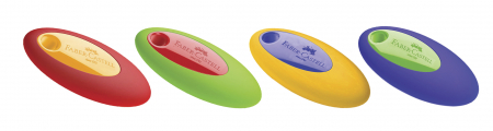 Radiere - Radiera Ovala Cu Mijloc Plastic Faber-Castell