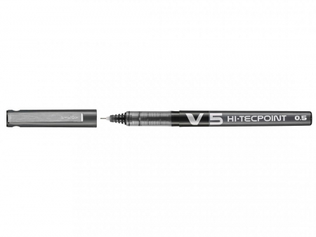 Rollere - Roller 0.5Mm V5 Negru Hi-Tecpoint Pilot