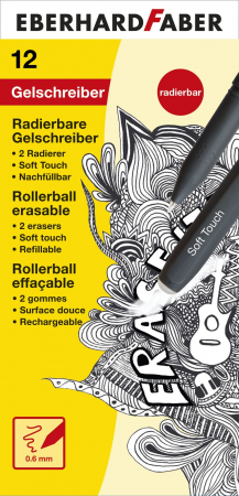 Rollere - Roller 0.6Mm Negru Erase It! Eberhard Faber