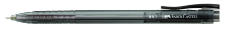 Pixuri - Roller 0.7Mm Semi-Gel Cu Mecanism Negru Rx7 Faber-Castell