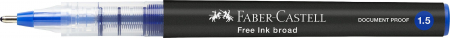 Roller Free Ink 1.5Mm Albastru Faber-Castell [2]