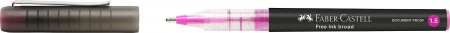 Rollere - Roller Free Ink 1.5Mm Roz Faber-Castell