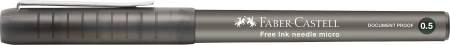 Roller Free Ink Needle 0.5Mm Negru Faber-Castell [1]