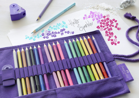 Rollup 20 Creioane Col+ 1 Cr.Gr Sparkle+Acces Faber-Castell [1]