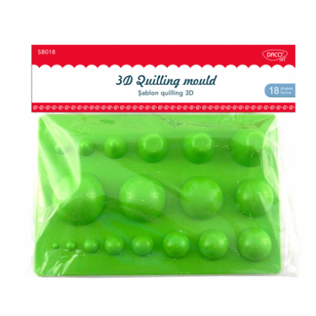 Accesorii craft - Sablon Quilling 3D Daco Sb018