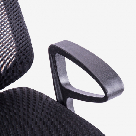Scaun Birou Spatar Si Tetiera Mesh, Sist Roti Metal 4905 Deli [2]