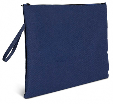 Mape si serviete - Servieta Zip Bag 34*24 Cm Material Textil Albastra Deli