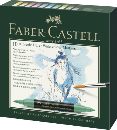 Arta si grafica - Set 10 Markere Solubile A.Durer Faber-Castell