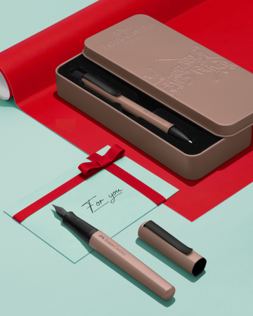 Set Stilou M+ Pix Hexo Bronz Mat Faber-Castell [2]