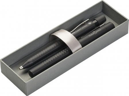 Stilouri - Set Stilou + Pix Grip 2011 Negru Faber-Castell