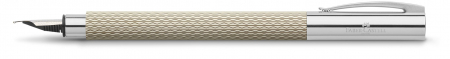 Instrumente de scris premium - Stilou Ambition Opart White Sand M Faber-Castell