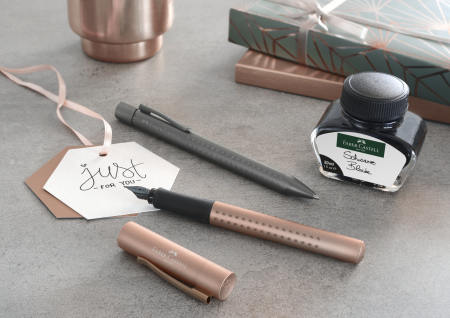 Stilou Grip 2011 Rose Cupru Ef Faber-Castell [3]