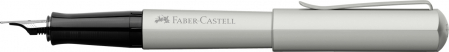 Stilou Hexo Argintiu Mat F Faber-Castell [3]