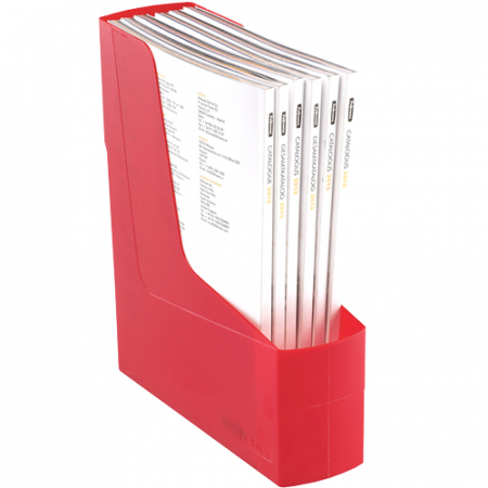 Suport Documente Plastic Rosu G2Desk [2]