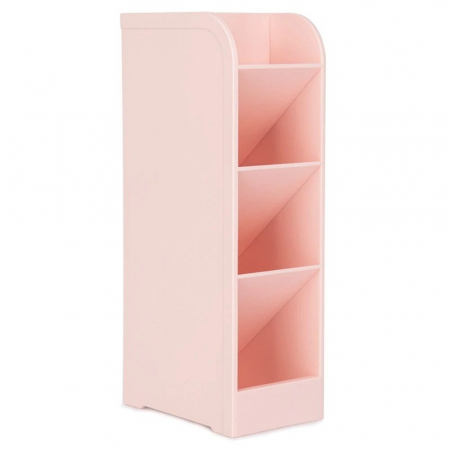 Suporturi pentru accesorii - Suport Instrumente De Scris 4 Compartimente Roz Deli