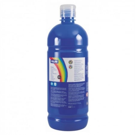 Pensule, Acuarele, Tempera, Guase - Tempera 1000 Ml Milan Albastru Deschis