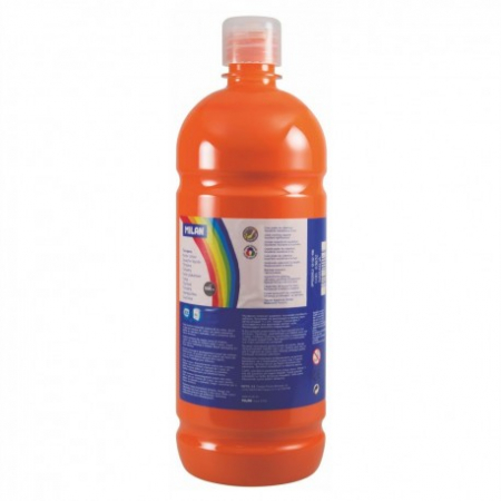 Pensule, Acuarele, Tempera, Guase - Tempera 1000 Ml Milan Portocaliu