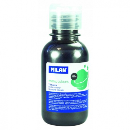 Pensule, Acuarele, Tempera, Guase - Tempera 125Ml/Culoare Metalizata Gri 033480