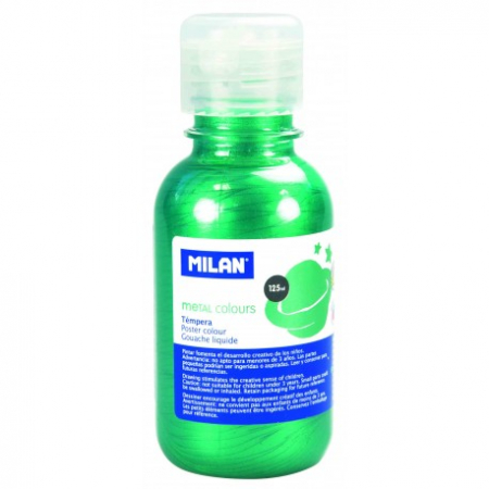 Pensule, Acuarele, Tempera, Guase - Tempera 125Ml/Culoare Metalizata Verde 033461