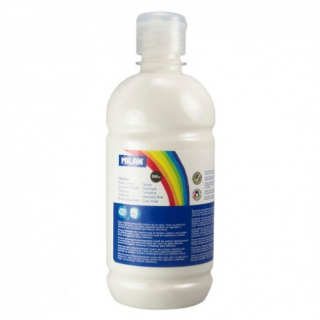 Pensule, Acuarele, Tempera, Guase - Tempera 500 Ml Milan Alb