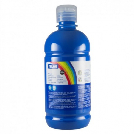 Pensule, Acuarele, Tempera, Guase - Tempera 500 Ml Milan Albastru Deschis