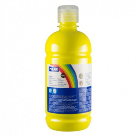 Pensule, Acuarele, Tempera, Guase - Tempera 500 Ml Milan Galben