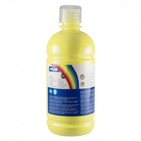 Pensule, Acuarele, Tempera, Guase - Tempera 500 Ml Milan Galben Deschis