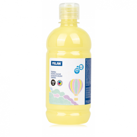 Rechizite scolare - Tempera 500 Ml Milan Galben Pastel