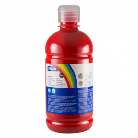 Pensule, Acuarele, Tempera, Guase - Tempera 500 Ml Milan Rosu Vermilion