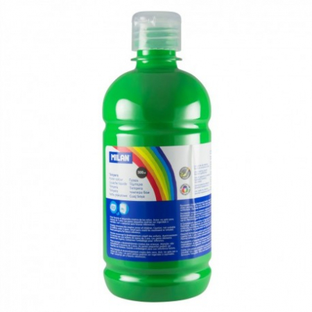 Pensule, Acuarele, Tempera, Guase - Tempera 500 Ml Milan Verde Deschis