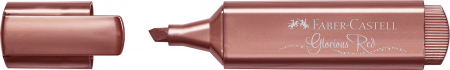 Textmarkere - Textmarker Rosu Metalizat 1546 Faber-Castell