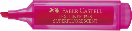 Textmarkere - Textmarker Roz Superfluorescent 1546 Faber-Castell