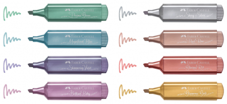 Textmarker Set 8 Metalizat Ii Faber-Castell [1]