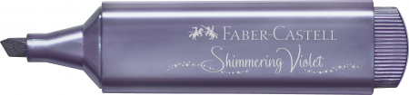 Textmarkere - Textmarker Violet Metalizat 1546 Faber-Castell