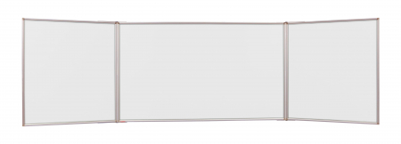 Table conferinta si scolare - Whiteboard Triptic 100*170 Cm Rama Aluminiu Memo Be