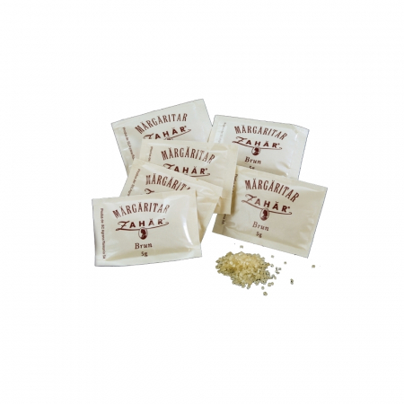 Accesorii protocol - Zahar Brun Margaritar, 5G X 200 Pliculete/Cutie