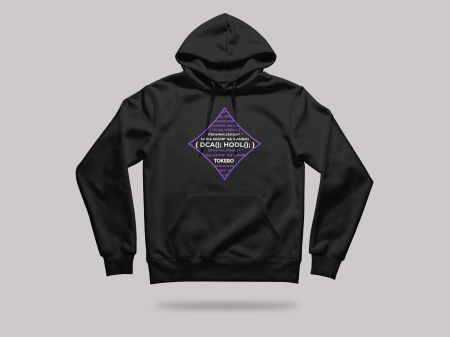 Hanorace - Hanorac TOKERO DCA HODL, bumbac 100%, design crypto