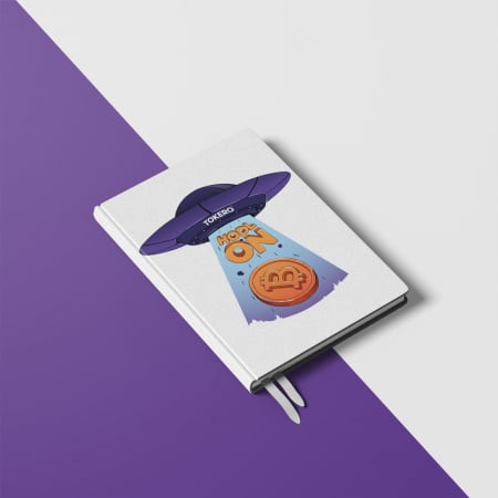 Toate produsele - Agenda-TOKERO-OZN-HODL-ON-agenda-personalizata-mov-hartie-premium