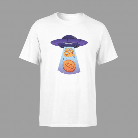 Tricouri - Tricou-OZN-HODL-ON-Negru-Alb-Unisex-toate-marimile