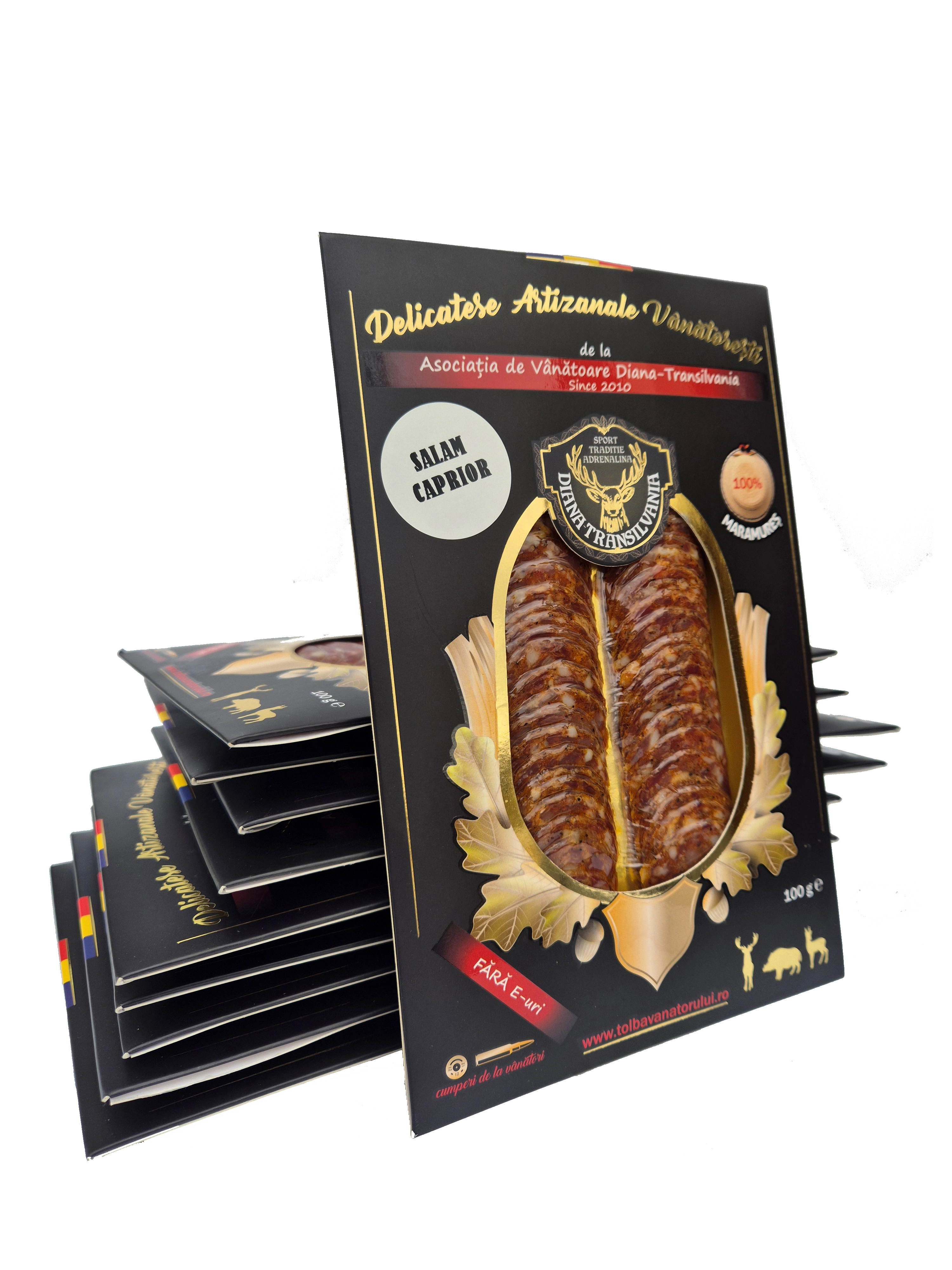 CĂPRIOR - SALAM CĂPRIOR fiert și afumat