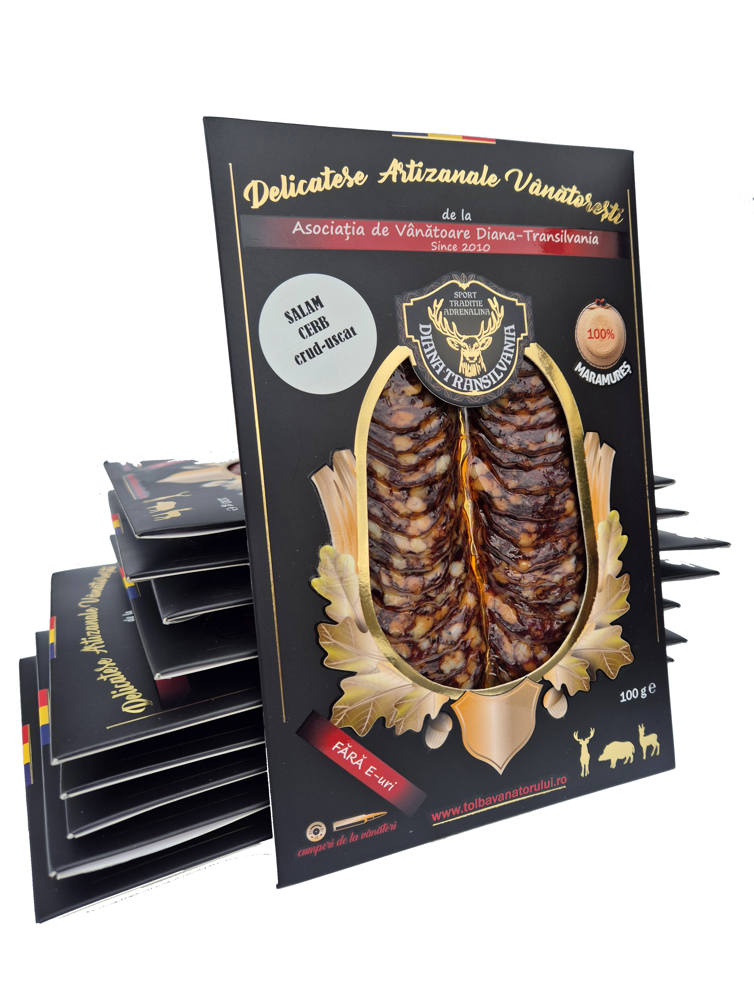 CERB - SALAM CERB crud-uscat cu mucegai - PLIC 100g