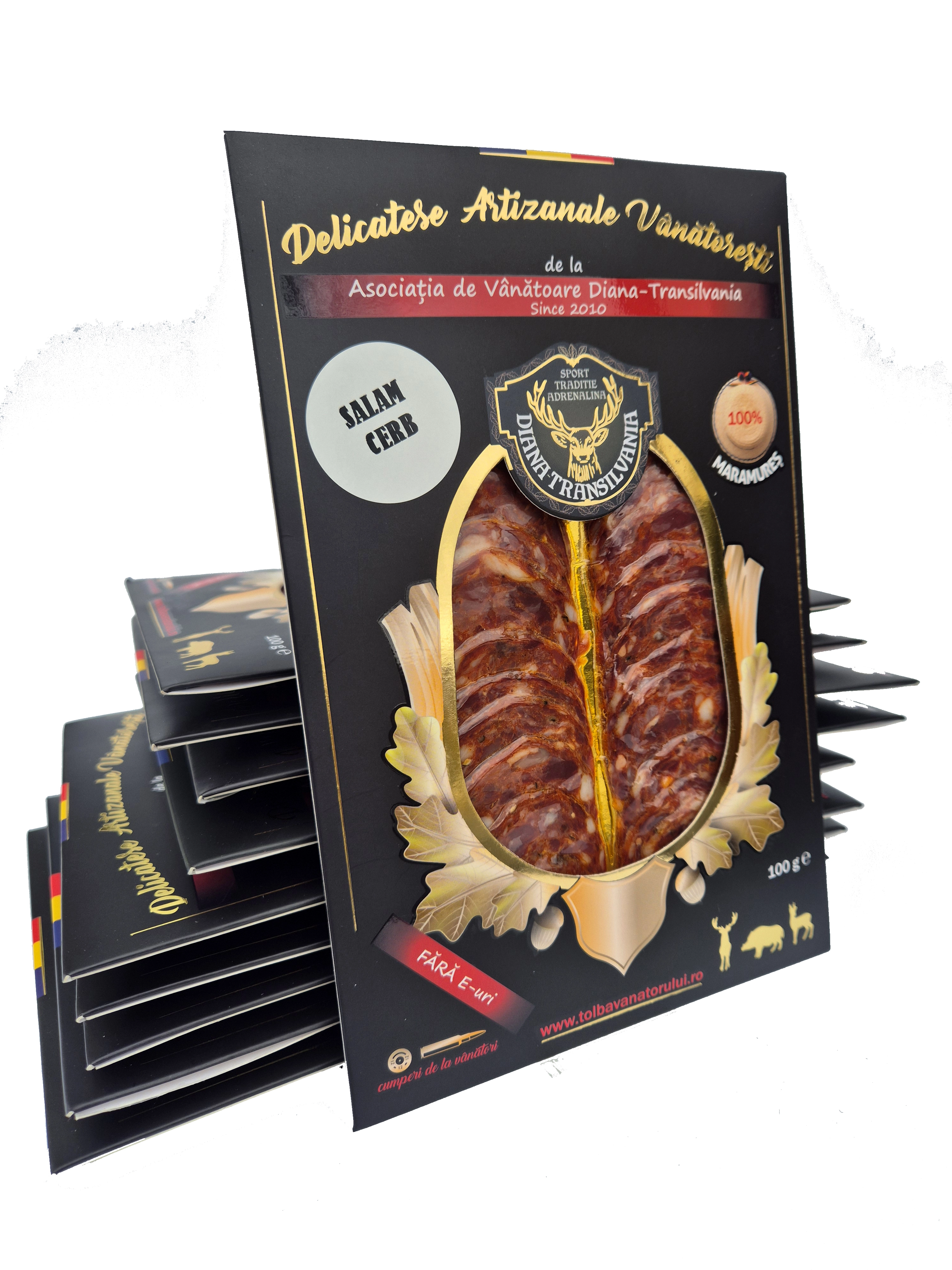 CERB - SALAM CERB fiert și afumat