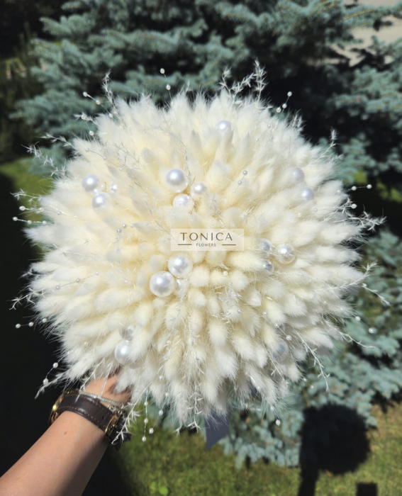 Buchet plante stabilizate si perle [3]